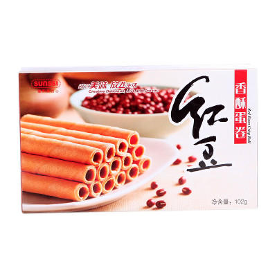 丰熙 红豆香酥卷 102g/盒