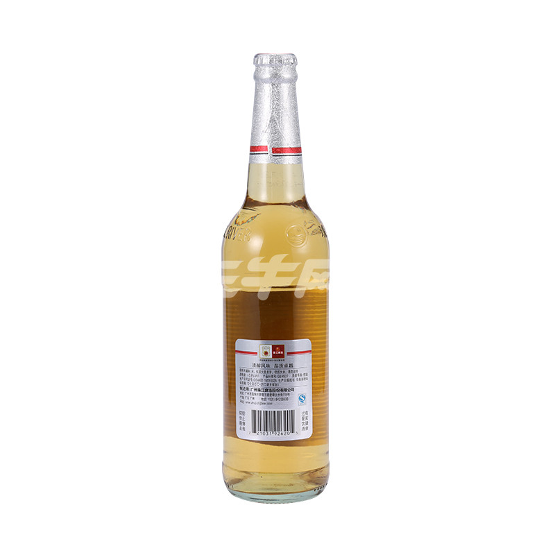10度珠江清醇啤酒600ml/瓶