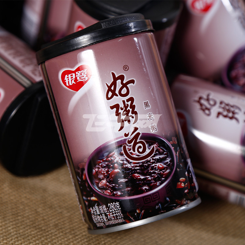 银鹭好粥道黑米粥 280g*12罐/箱