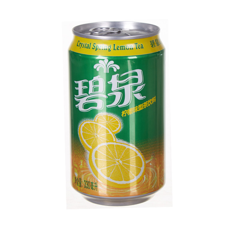 碧泉柠檬茶饮品330ml/罐