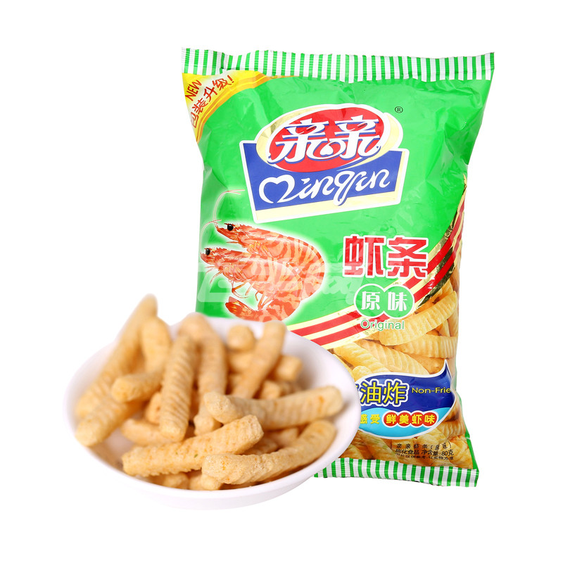 亲亲虾条(原味)80g/包