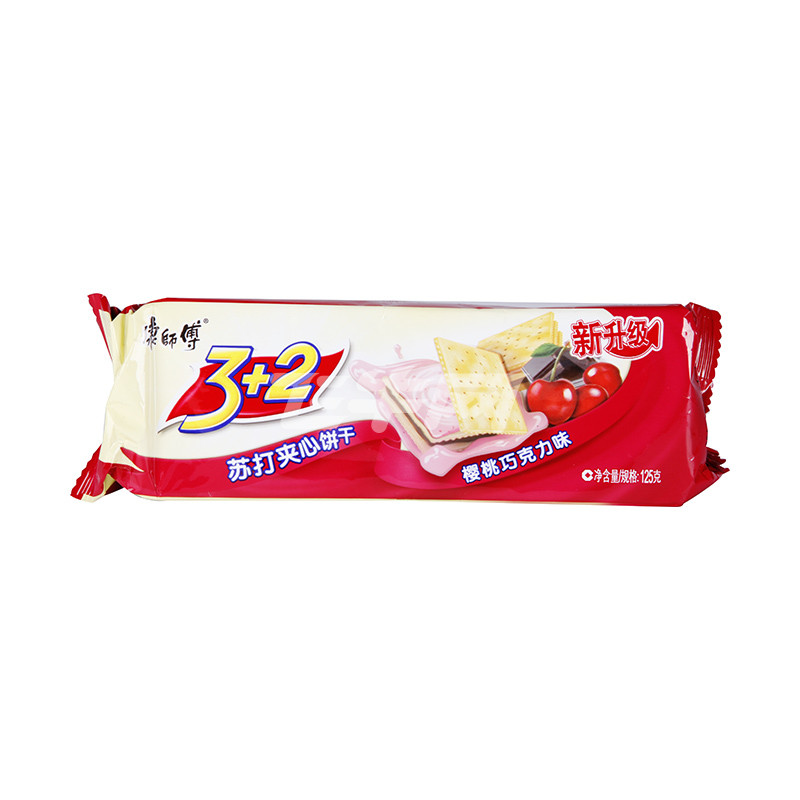 康师傅3 2苏打夹心饼干125g/袋
