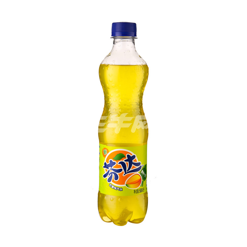 芬达-芒果味汽水500ml/瓶