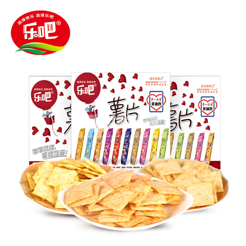 乐吧薯片组合装200g/包
