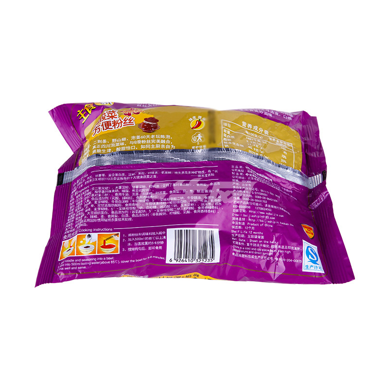 白家老坛酸菜粉丝110g/袋