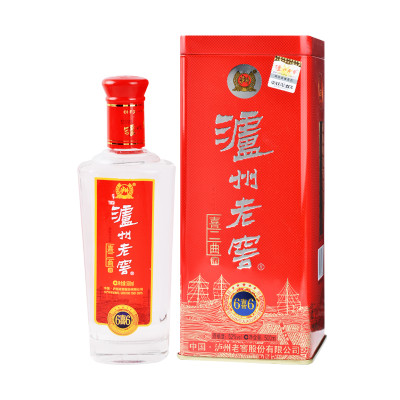 52度泸州老窖二曲酒 66 500ml/盒
