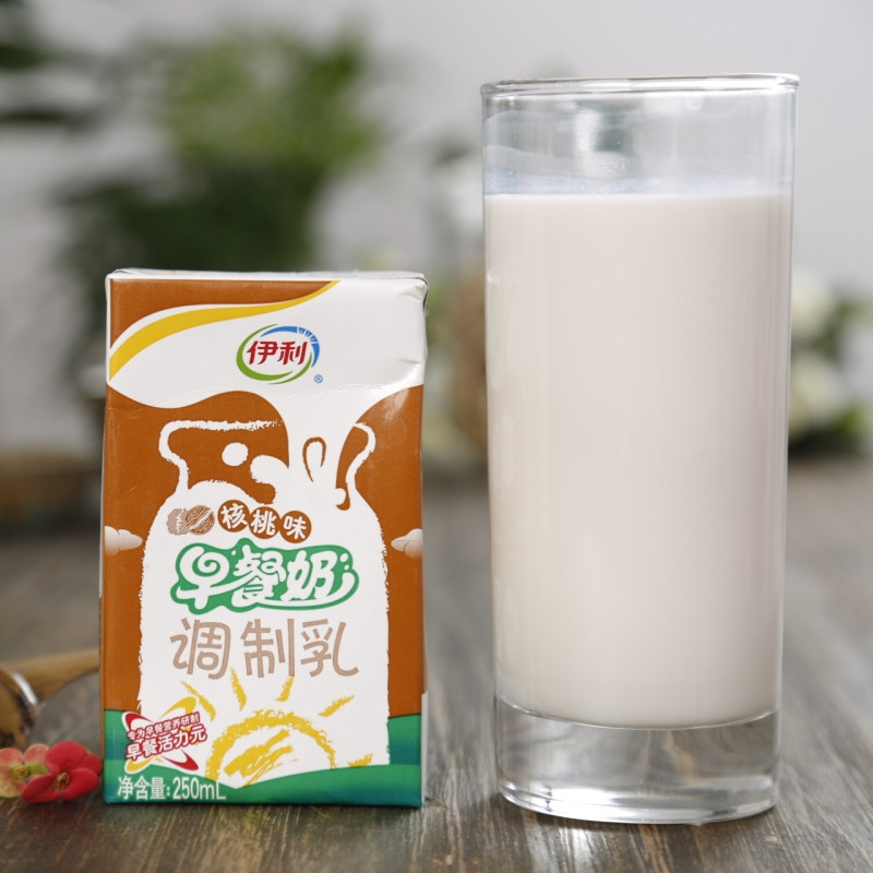 伊利早餐奶核桃味 250ml*24盒/箱