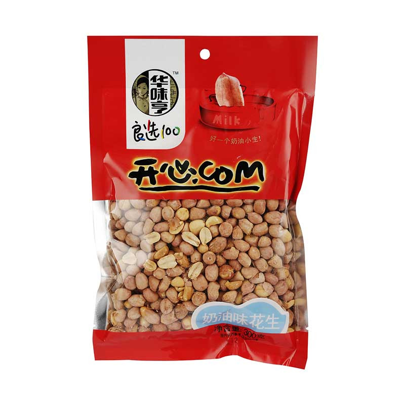 华味亨 奶油味花生 300g/袋