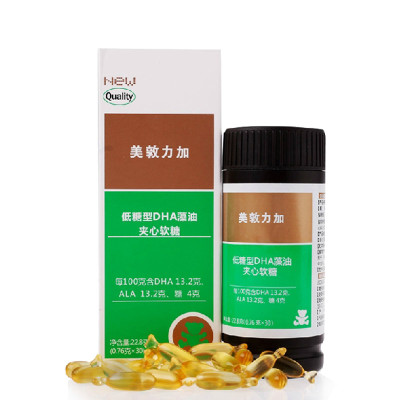 美敦力加 低糖型dha夹心软糖 宝宝型
