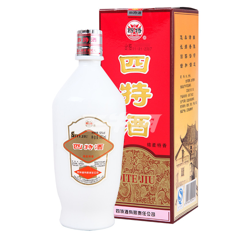 52度四特酒清香纯醇500ml\/瓶