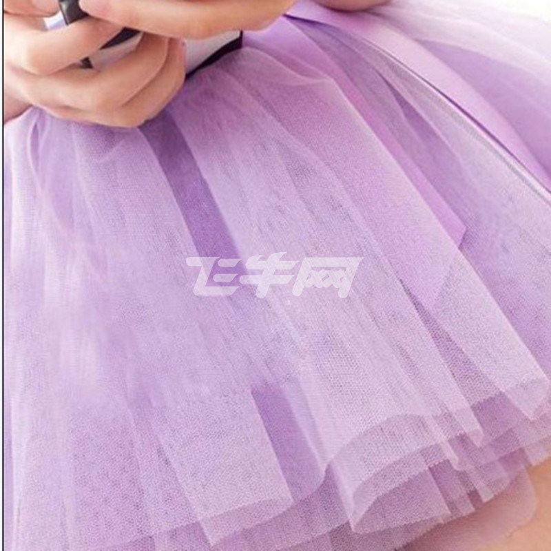 皮乐宝贝 韩版女童连衣蓬蓬裙 中小童彩虹条纹纱公主裙 qn-8710 紫色