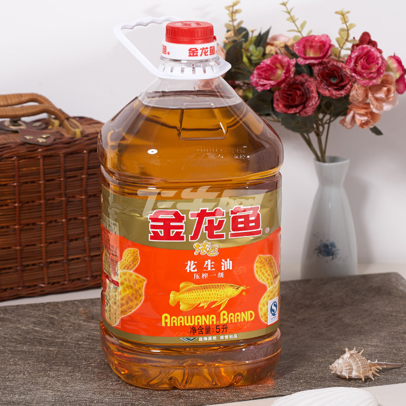 金龙鱼浓香花生油 5l/罐