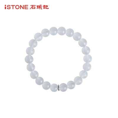 石头记istone 一往情深 京白玉石英岩玉手链手串女流行饰品204701004