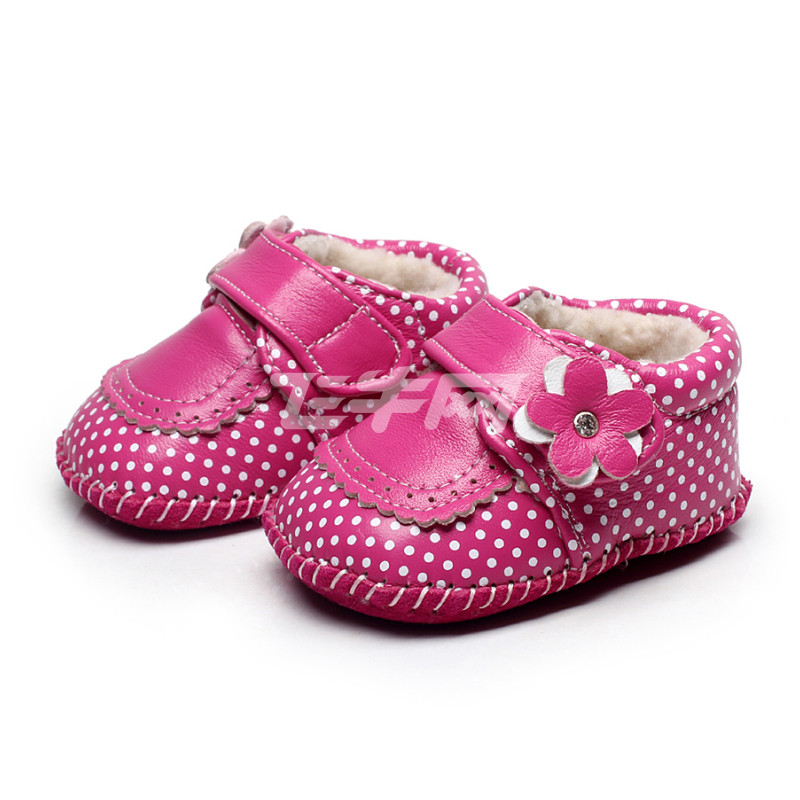 Umiumi 冬季女童鞋婴儿鞋子加绒加厚软底学步