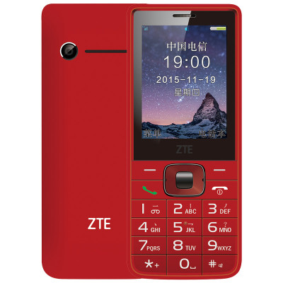 中兴(zte) cv19 电信2g手机 -红色