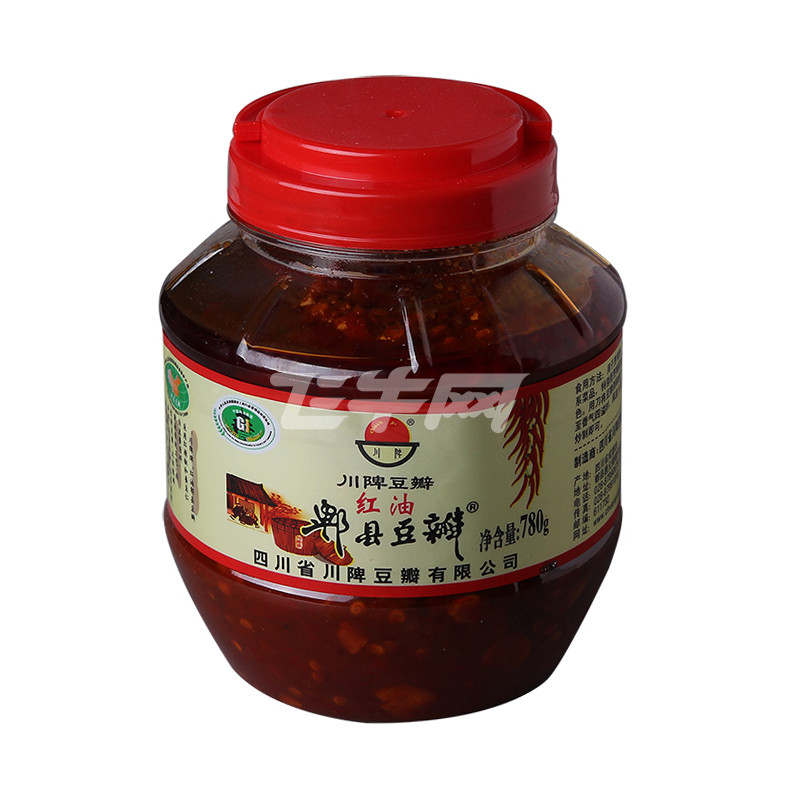川陴红油郫县豆瓣780g/瓶