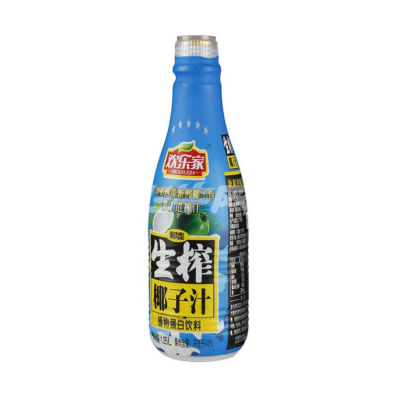 欢乐家生榨椰子汁 1.25l/瓶