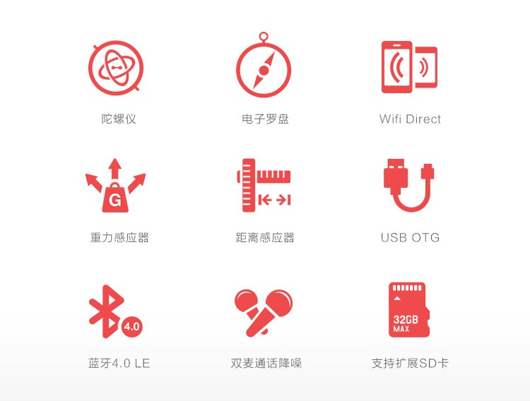 小米(MIUI) 红米1S 3G手机 CDMA2000\/GSM 电