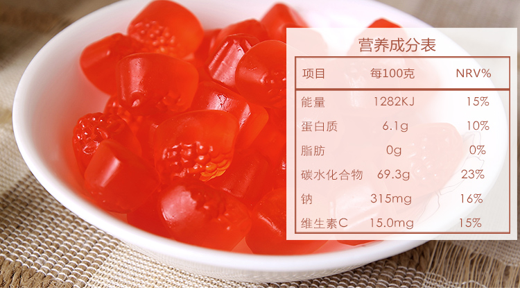 旺仔qq糖(草莓味)70g/袋