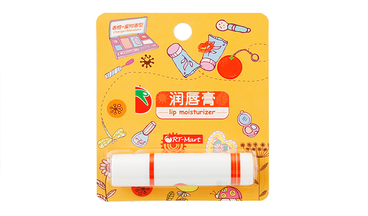 RT-mart润唇膏(香橙+蜜柑香型)3.5g/支