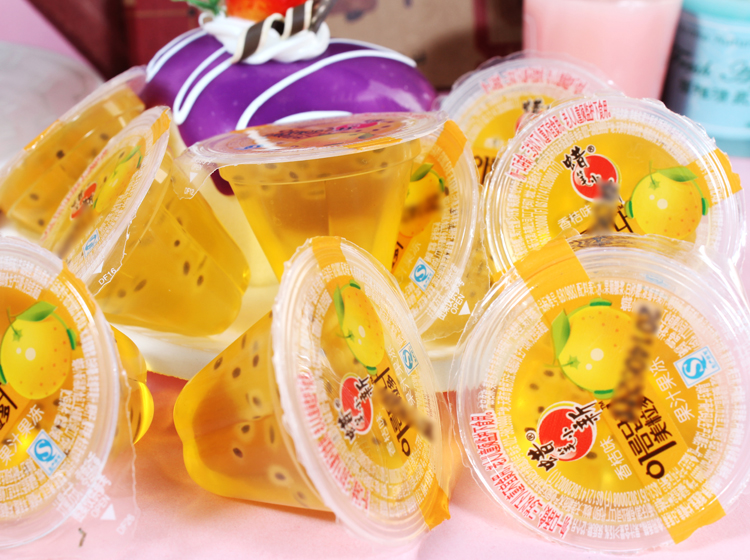 蜡笔小新美粒多果汁果冻(香桔味)200g\/袋