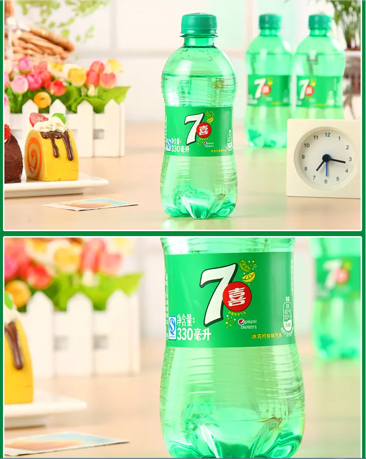 七喜  330ml*12瓶/箱