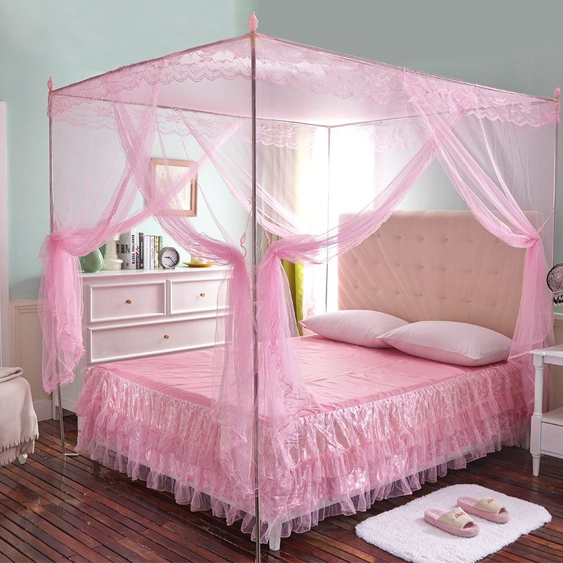 普拉达 双人蚊帐 三开门不锈钢支架