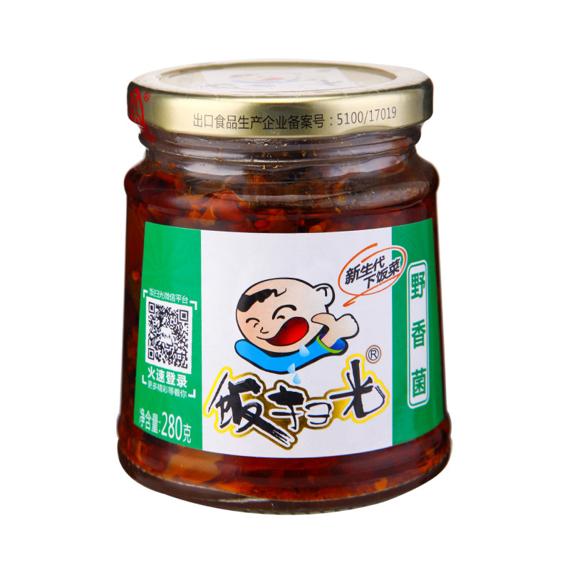 饭扫光 野香菌 280g/瓶