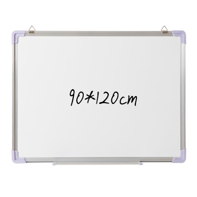 单面磁性挂式白板 写字教学办公会议板 家用办公教学记事写字板90*120
