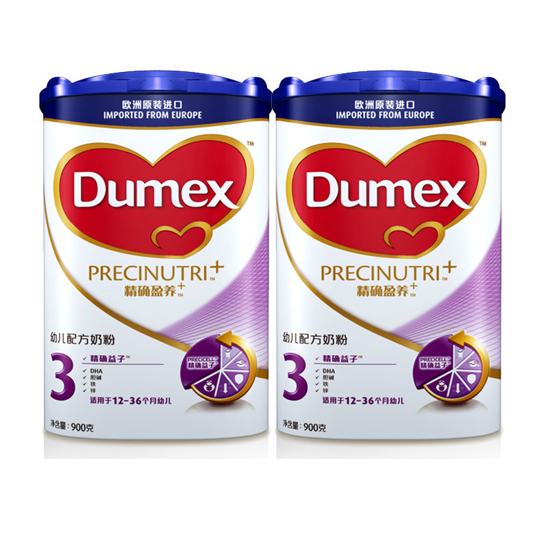 多美滋(dumex) 欧洲原装进口 精确盈养 幼儿配方奶粉3段(12-36个月)